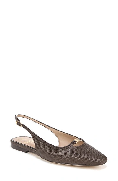 Sam Edelman Cleo Slingback Flat In Brown