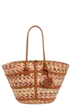 ALTUZARRA LARGE WATERMILL STRAW TOTE