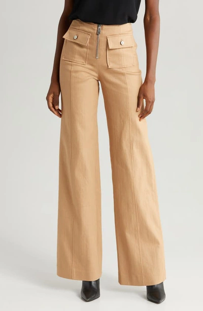 Cinq À Sept Azure Wide Leg Trousers In Sahara