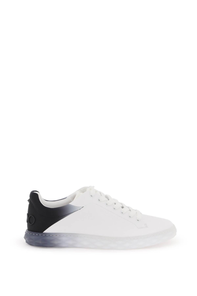 Jimmy Choo Diamond Light M Ii Logo-embellished Leather-blend Low-top Trainers In Mixed Colours