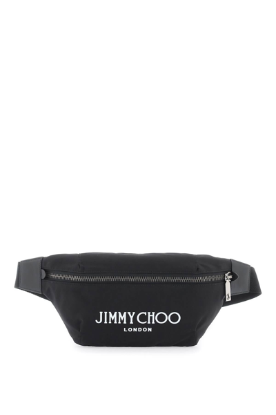 Jimmy Choo Finsley Fanny Pack In Black