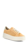 Bos. & Co. Lotta Platform Sneaker In Tangerette/ Marfil