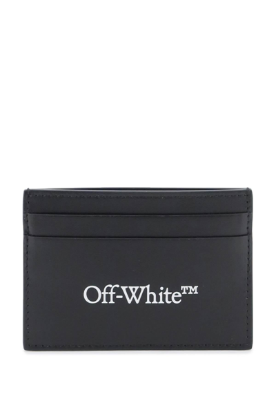 OFF-WHITE OFF WHITE BOOKISH LOGO CARD HOLDER