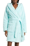 Ugg Aarti Faux Shearling Hooded Robe In Bay Blue
