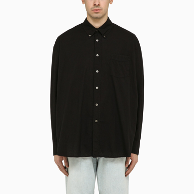 OUR LEGACY OUR LEGACY BLACK BORROWED SHIRT IN VOILE