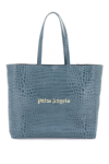 PALM ANGELS PALM ANGELS CROCO EMBOSSED LEATHER SHOPPING BAG