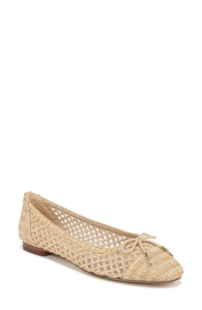 Sam Edelman May Ballet Flat Dark Natural In Beige