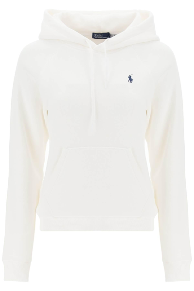 Polo Ralph Lauren Polo Pony Drawstring Hoodie In White