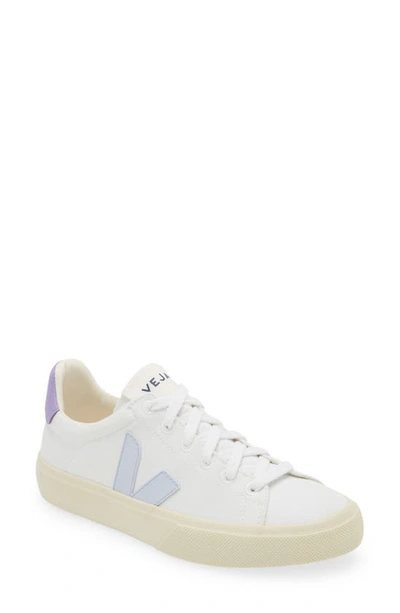 Veja Campo Sneaker In White Swan Lavander