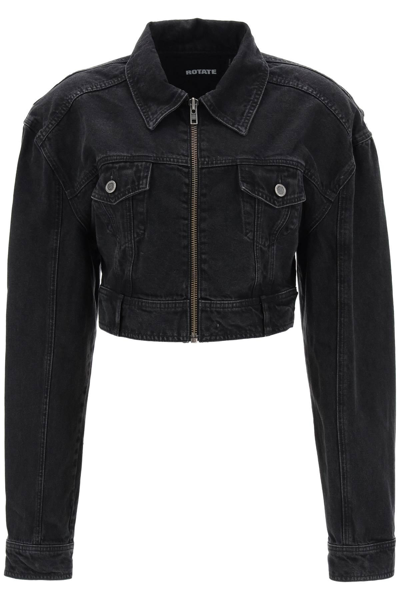 Rotate Birger Christensen Rotate Mini Jacket In Black  