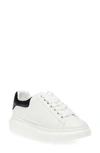 Steve Madden Glacer Platform Sneaker In White/ Black