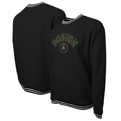 Stadium Essentials Unisex  Black Boston Celtics 2023/24 City Edition Club Level Pullover Sweatshirt