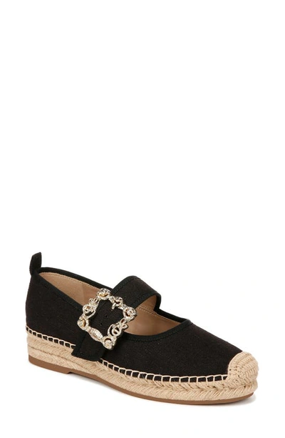 Sam Edelman Maddy Mary Jane Espadrille Black In Black