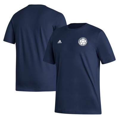 Adidas Originals Adidas Navy Colombia National Team Crest T-shirt