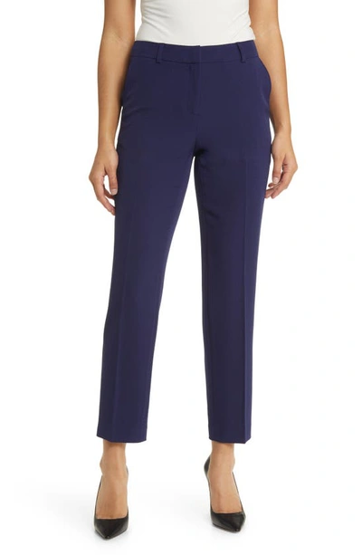 Anne Klein Tapered Leg Trousers In Distant Mountain
