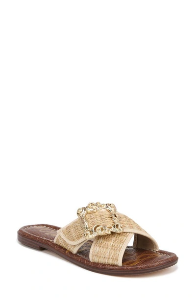 Sam Edelman Gracyn Slide Sandal In Dark Natural