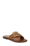 Sam Edelman Gracyn Slide Sandal In Cuoio Brown