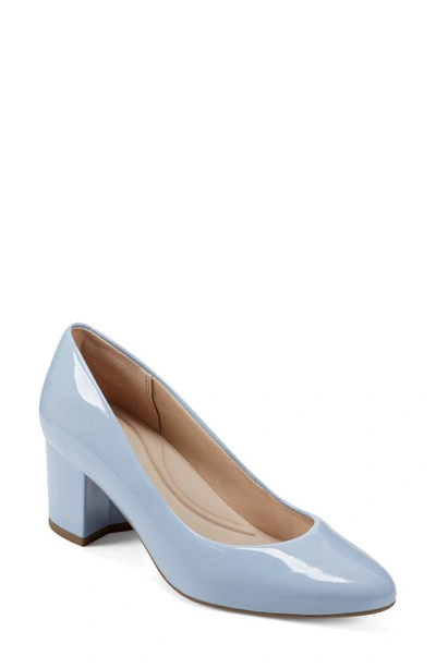 Easy Spirit Cosma Pump In Light Blue Patent Leather