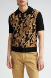 Amiri Black Repeat Polo In Black