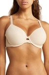 Wacoal Superbly Smooth Underwire T-shirt Bra In Sand