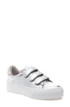 J/slides Nyc Gennie Studded Platform Sneaker In Silver