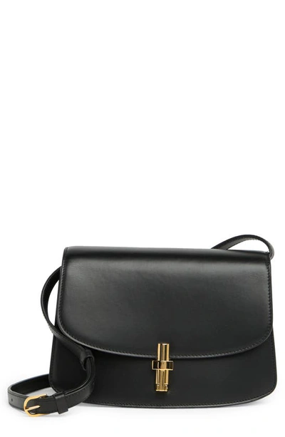 The Row Sofia 8.75 Crossbody Bag In Black/ Burgundy