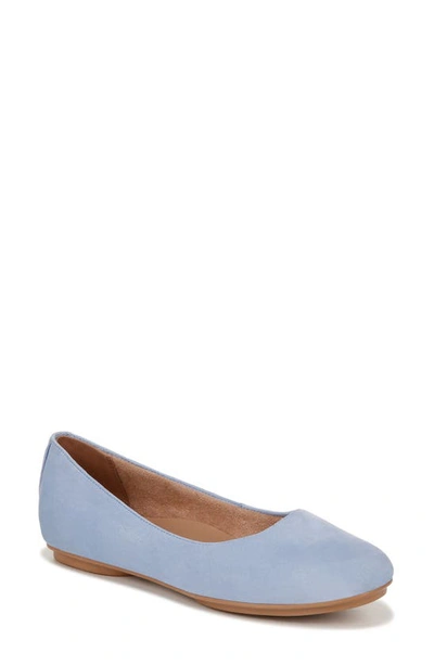 Naturalizer True Colors Maxwell Flat In Blue Bell Suede