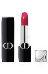 Dior Rouge  Refillable Lipstick 766 Rose Harpers 0.12 oz / 3.5 G In 766 Rose Harpers/satin