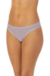 On Gossamer Gossamer Mesh Hip G Thong In Rich Dahlia