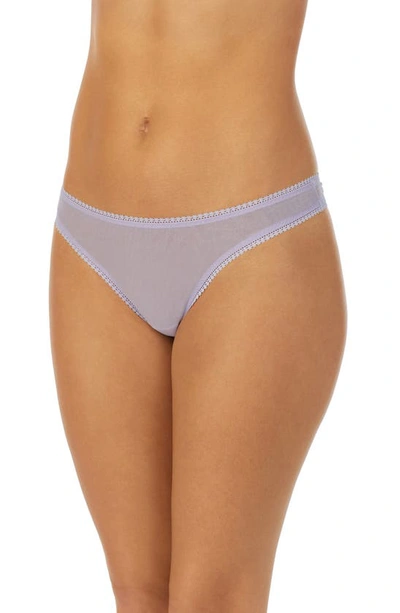 On Gossamer Gossamer Mesh Hip G Thong In Orchid Petal
