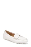 Naturalizer Evie Loafer In Warm White Leather
