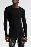 RICK OWENS FOREVER RIB JERSEY T-SHIRT