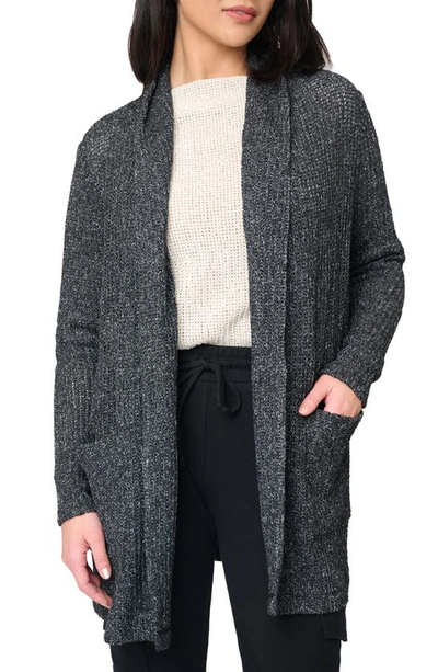 Gibsonlook Shawl Collar Cardigan In Black