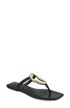 Bcbgmaxazria Kima Flip Flop In Black