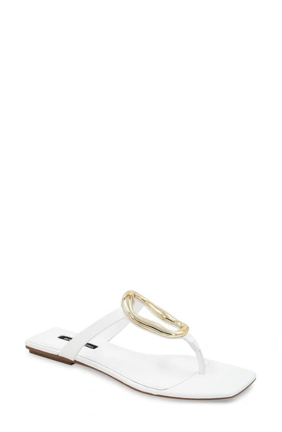 Bcbgmaxazria Kima Flip Flop In White