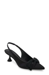 Bcbgmaxazria Archie Pointed Toe Slingback Pump In Black