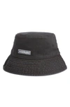 Acne Studios Brimmo Cotton Twill Bucket Hat In Black