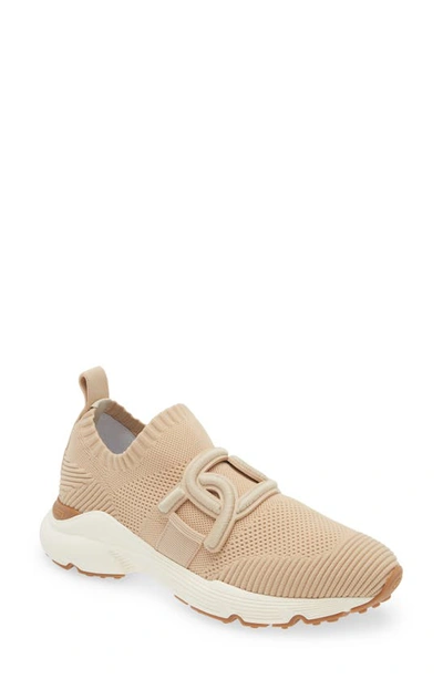 Tod's Kate Slip-on Sneakers In Fabric In Beige