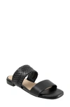 Trotters Nalane Slide Sandal In Black