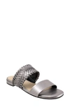 Trotters Nalane Slide Sandal In Gray