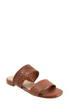 Trotters Nalane Slide Sandal In Brown