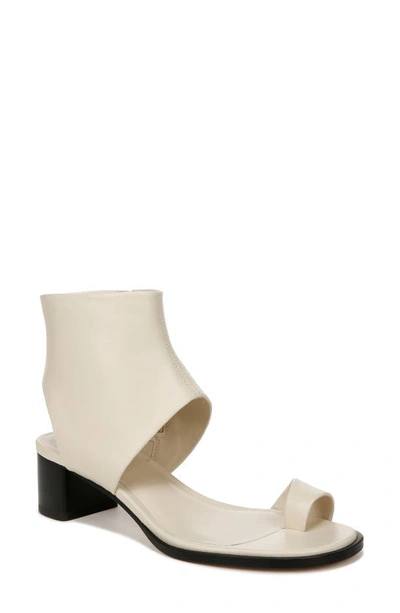 Vince Ada Leather Toe-ring Sandals In Moonlight White L