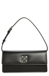 Off-white Jitney 1.0 Leather Shoulder Bag In Black