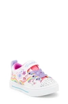 Skechers Kids' Twinkle Sparks Light-up Sneaker In White/multi