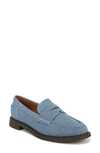 Zodiac Hunter Patent Penny Loafer In Denim Blue