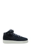 Nike Women's Air Force 1 '07 Mid Shoes In Obsidian/ Summit White