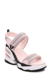 Ash Cosmos Wedge Sandal In New Crystal Rose