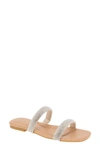 Bcbgeneration Glannis Slide Sandal In Clear/ Tan