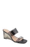Bcbgeneration Lorie Wedge Slide Sandal In Black