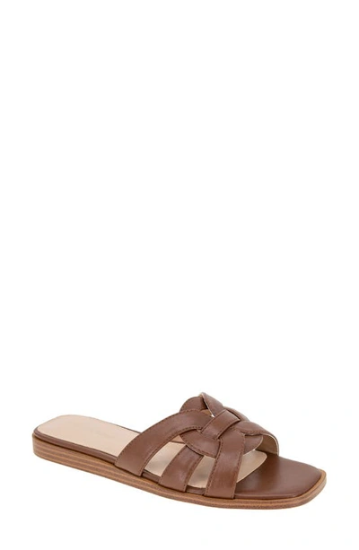 Bcbgeneration Women's Meltem Open Toe Flat Sandals In Brown